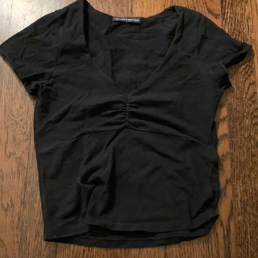 brandy melville cinch front top